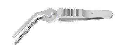 МІКРОАТРАВМАТ. БУЛЬДОГ ПІНЦЕТ ЗАГНУТ. 20/55MM